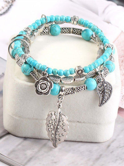 Layered Beaded Bracelet--Des Mess