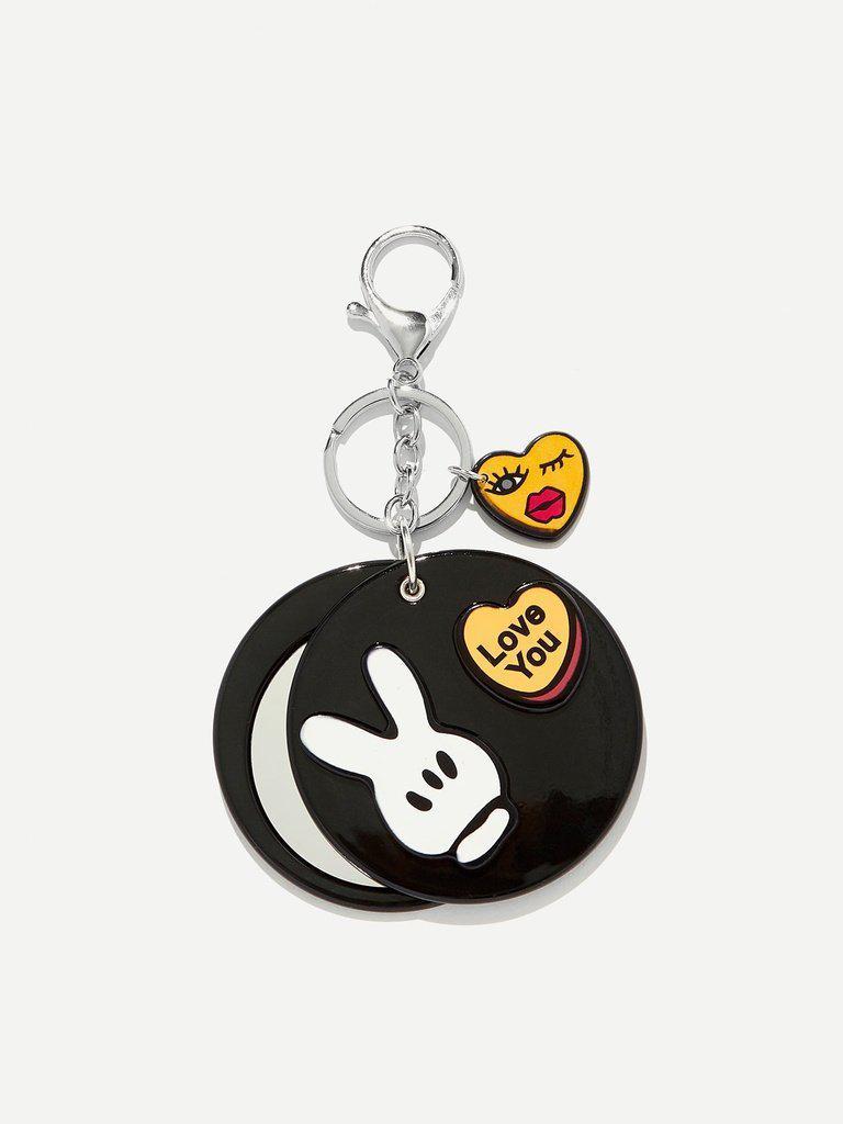 Slogan Decorated Round Keychain-others-Des Mess