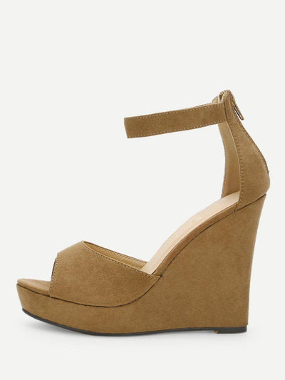 Two Part Wedge Sandals-shoes-Des Mess