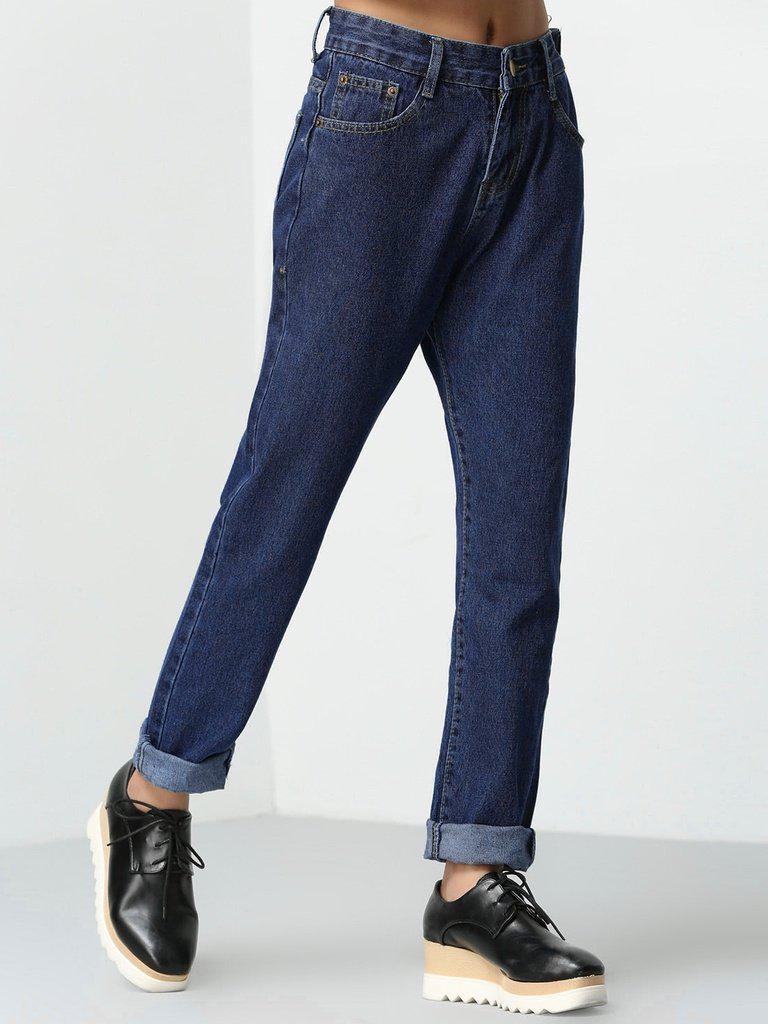Rolled Up Mom Jeans-bottom-Des Mess