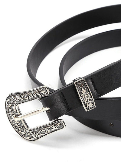 Contrast Buckle Western Belt-accessories-Des Mess