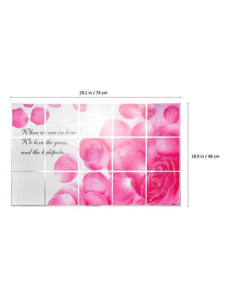 Flower Pattern Oil Proof Sticker-others-Des Mess