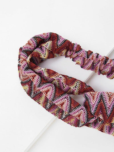 Colorful Pointelle Headband-hair-Des Mess