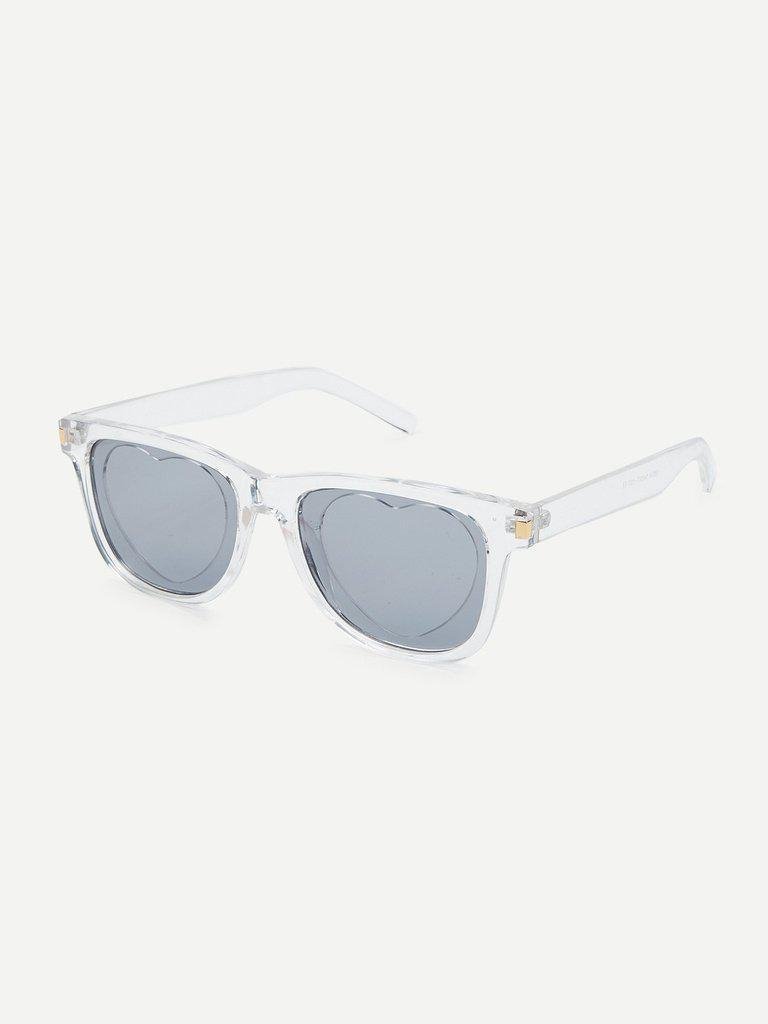 Heart Shaped Lens Sunglasses-accessories-Des Mess