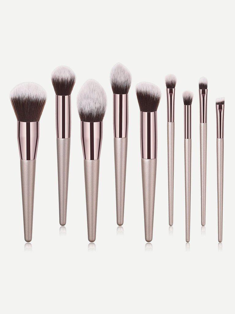 Soft Makeup Brush 9pcs-makeup-Des Mess