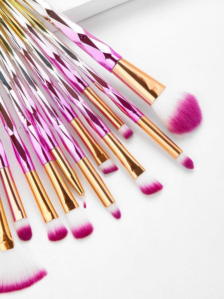 Ombre Handle Makeup Brush 20pcs-makeup-Des Mess