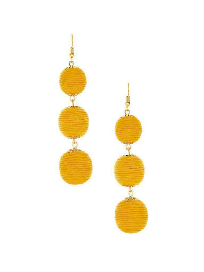 Pom Pom Design Drop Earrings-jewelry-Des Mess