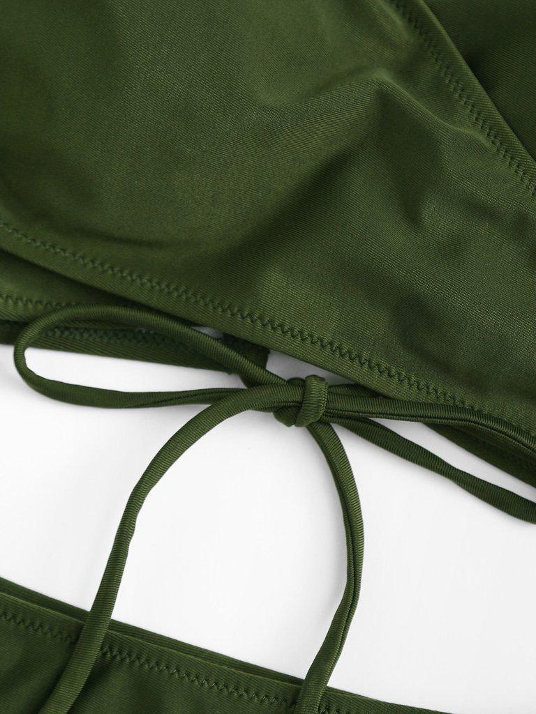 Cross Wrap Strappy Bikini Set--Des Mess