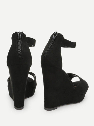 Two Part Wedge Sandals-shoes-Des Mess
