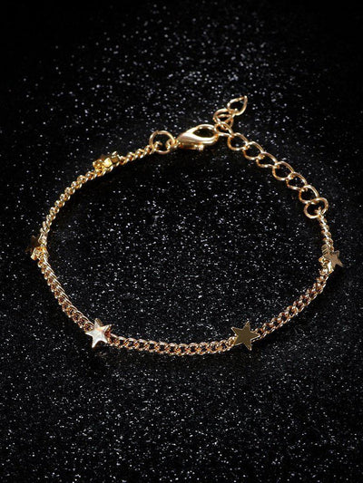 Star Charm Chain Bracelet--Des Mess