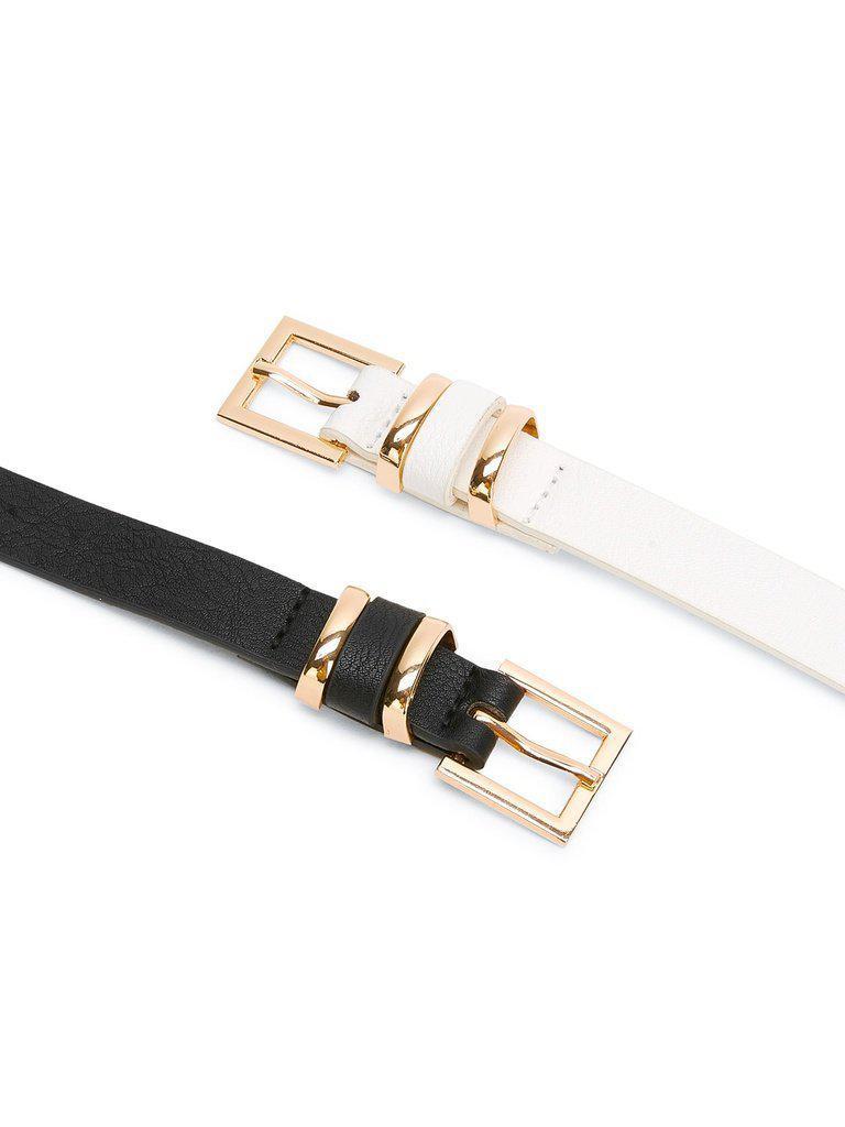 Metal Buckle Belt 2pcs-accessories-Des Mess