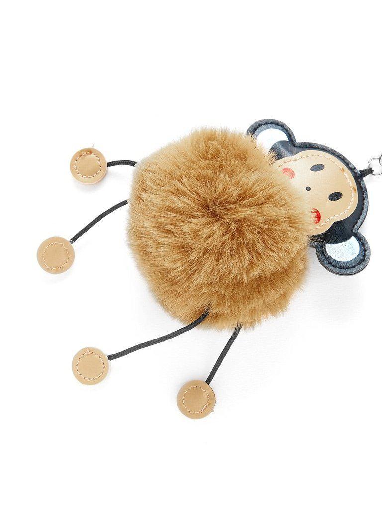 Monkey Keychain With Pom Pom-others-Des Mess