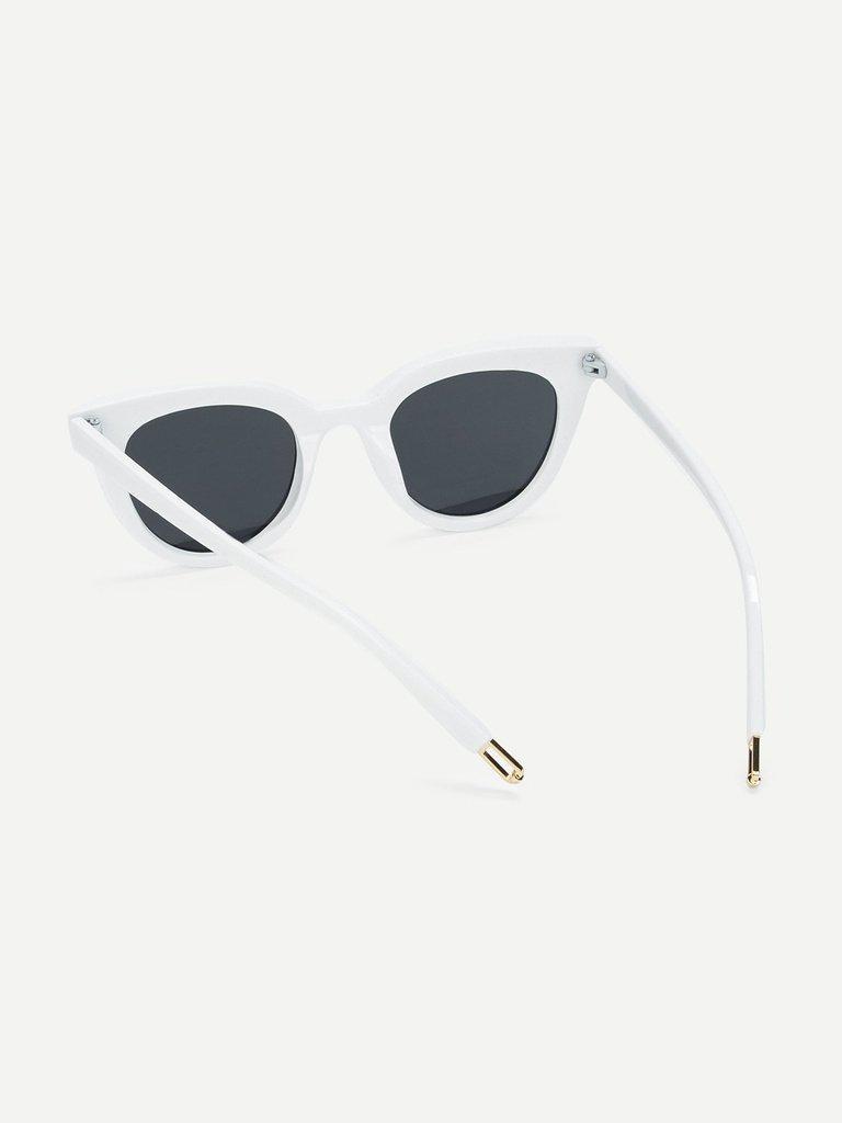 Flat Lens Cat Eye Sunglasses-accessories-Des Mess