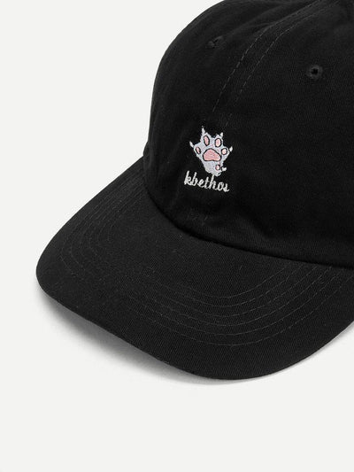 Embroidered Detail Baseball Cap-accessories-Des Mess