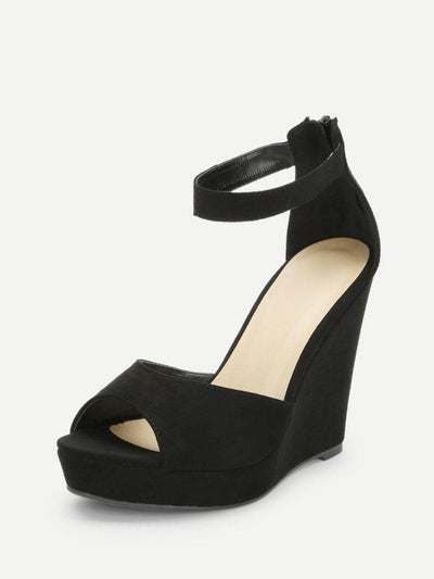 Two Part Wedge Sandals-shoes-Des Mess