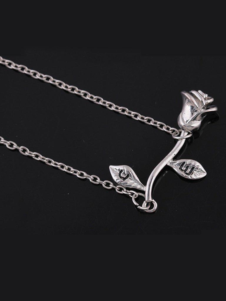 Rose Design Link Bracelet-jewelry-Des Mess