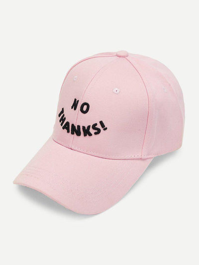 Embroidered Letter Baseball Cap-accessories-Des Mess