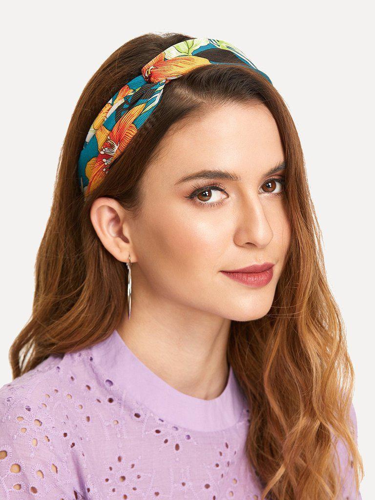 Jungle Print Twist Headband
