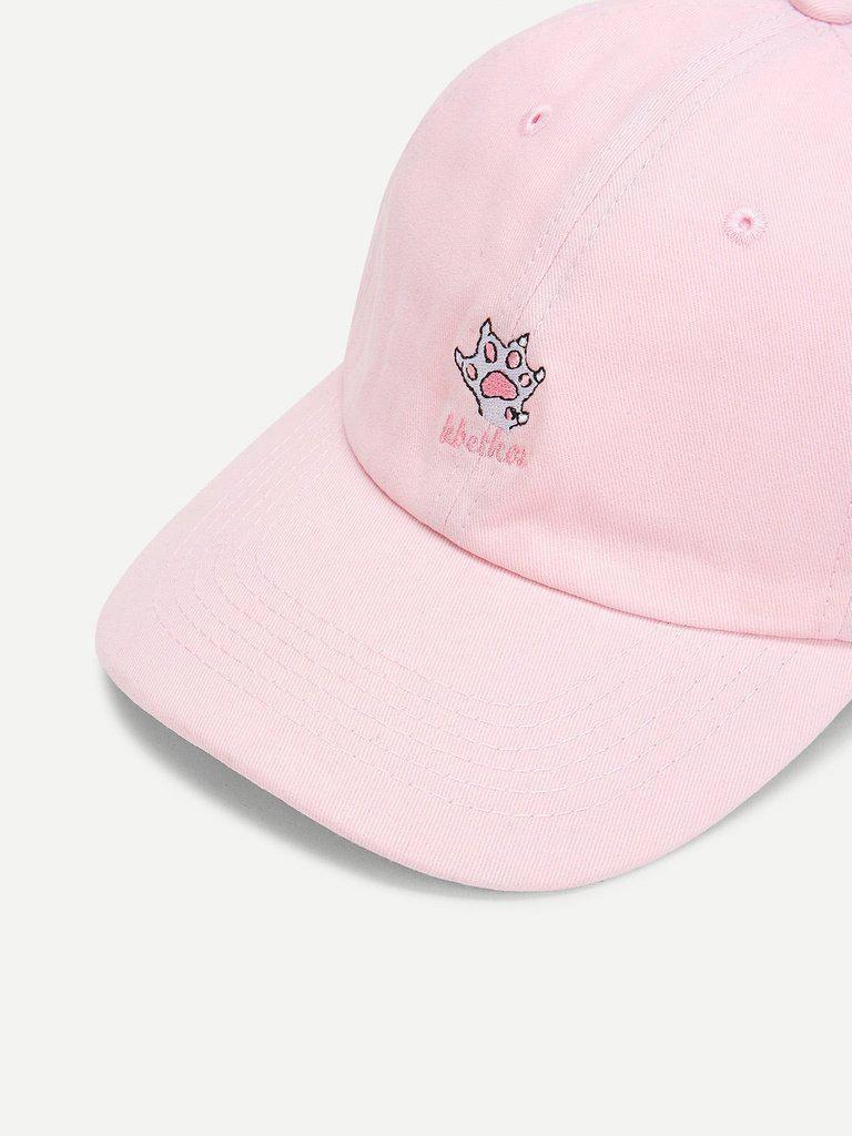 Embroidered Detail Baseball Cap-accessories-Des Mess