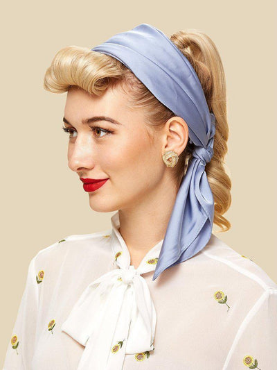 Plain Satin Bandana-accessories-Des Mess
