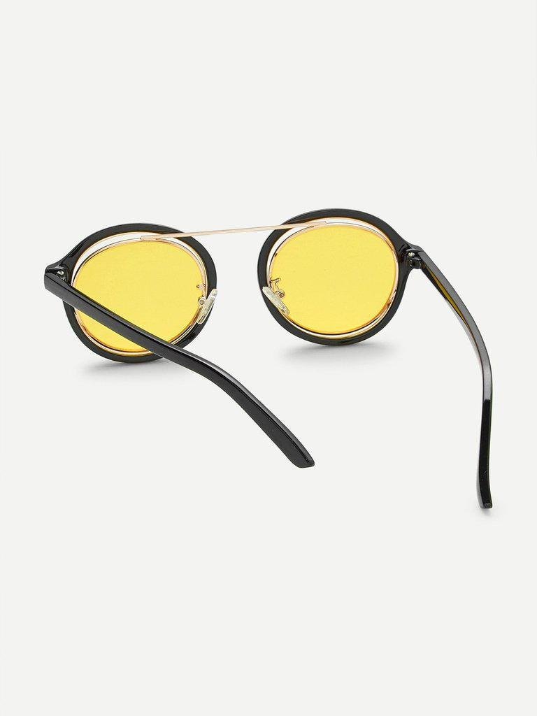 Double Frame Tinted Lens Sunglasses-accessories-Des Mess