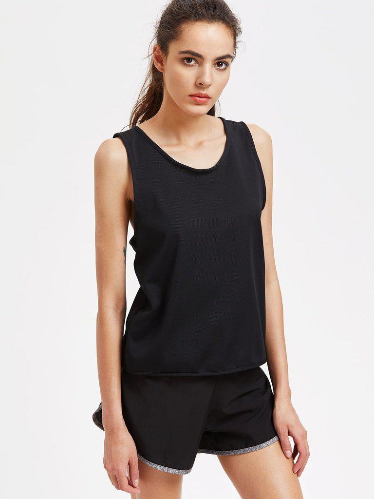 Wrap Back Sports Top-sportswear-Des Mess