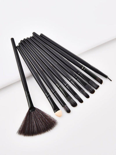 Fan Shaped Makeup Brush 10pcs-makeup-Des Mess