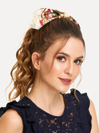 Scarf Knot Hair Tie-hair-Des Mess