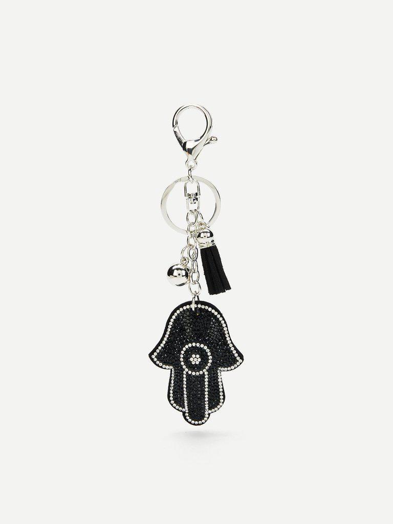 Rhinestone Overlay Charm Keychain-others-Des Mess