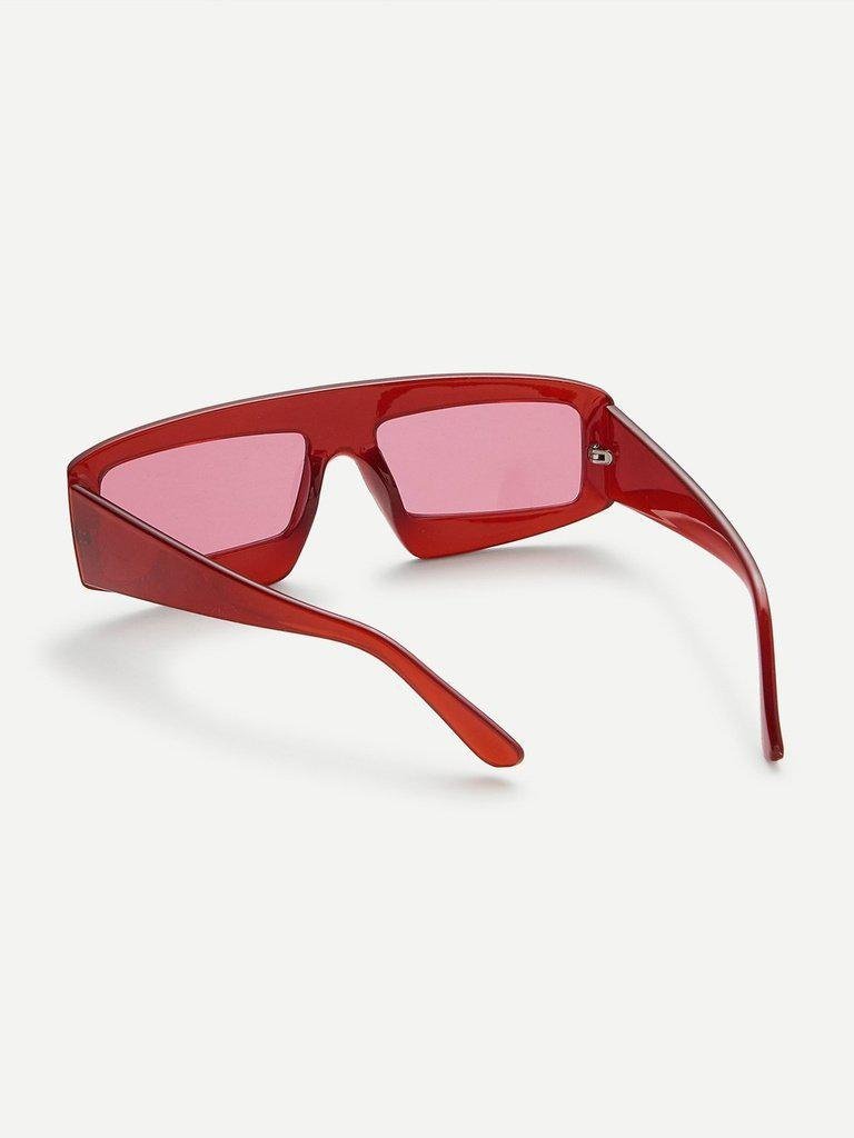 Chunky Frame Tinted Lens Sunglasses-accessories-Des Mess