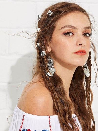 Metal Hair Clip Set 6Pcs-hair-Des Mess