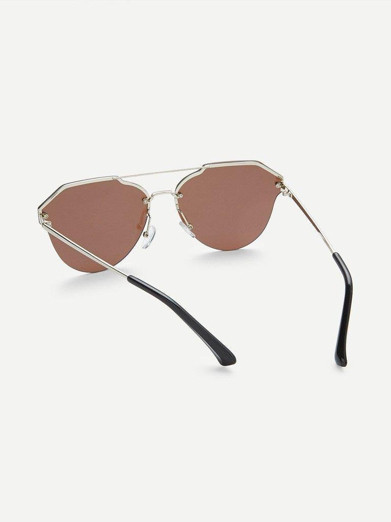 Flash Lens Rimless Sunglasses-accessories-Des Mess