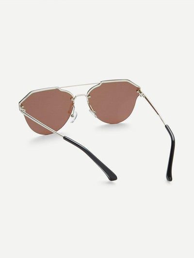 Flash Lens Rimless Sunglasses-accessories-Des Mess
