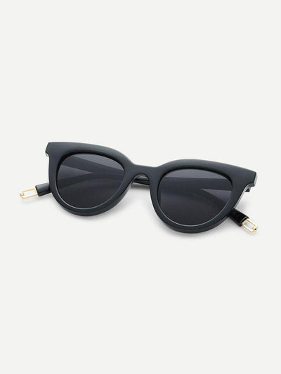 Flat Lens Cat Eye Sunglasses-accessories-Des Mess