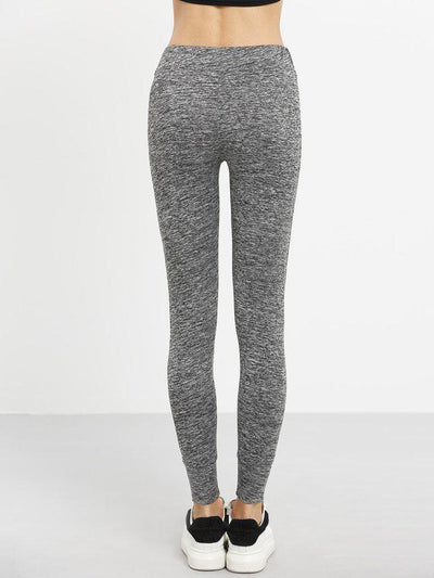 Dark Grey Tie Waist Sports Pants-sportswear-Des Mess