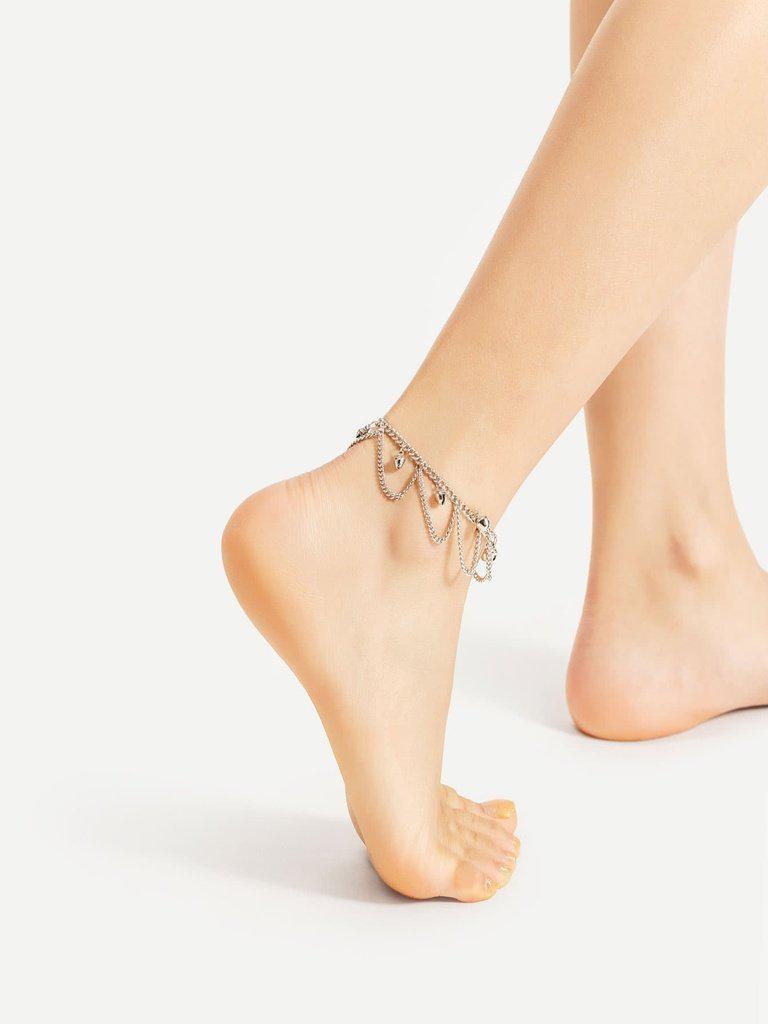 Bells Chain Ankle Bracelet-jewelry-Des Mess