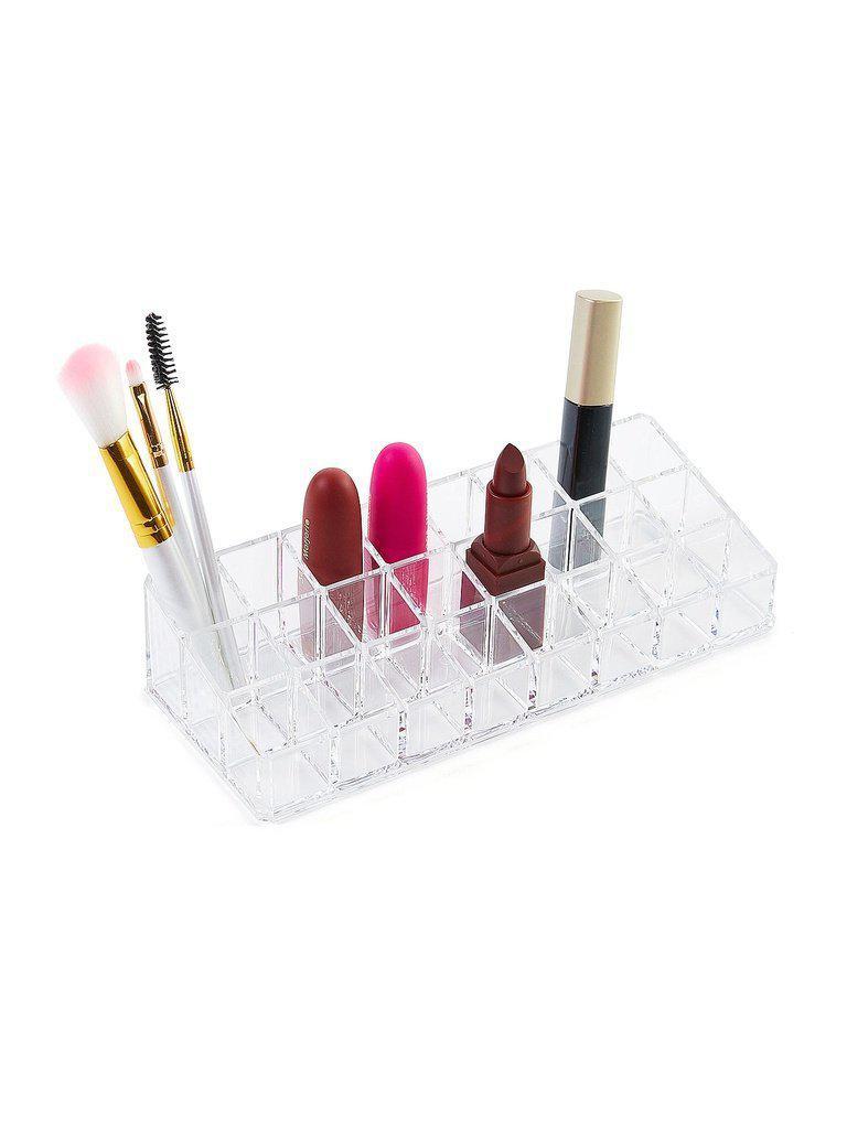 Grid Clear Makeup Organizer-makeup-Des Mess