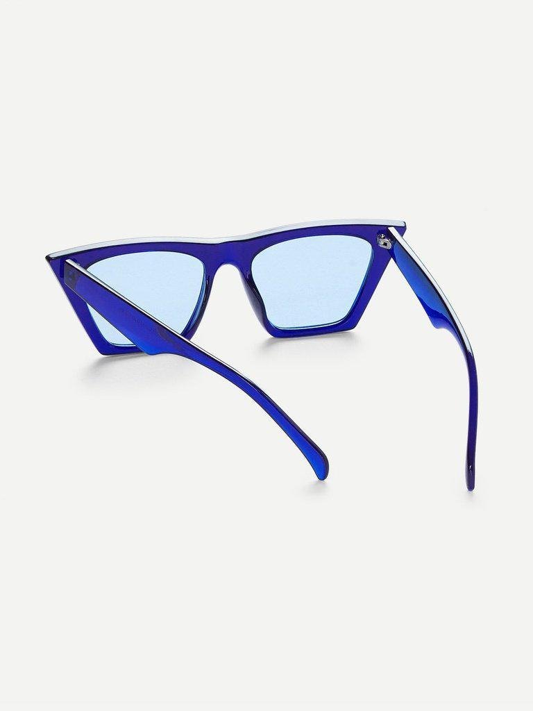 Plain Frame Cat Eye Sunglasses-accessories-Des Mess