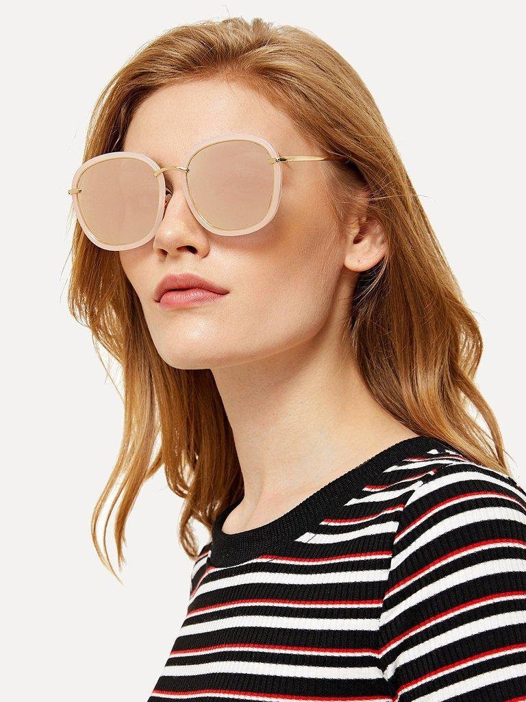 Double Frame Sunglasses-accessories-Des Mess