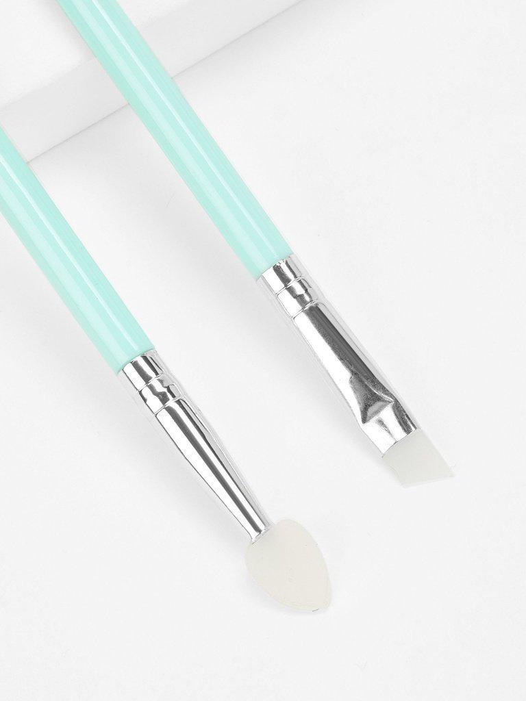 Silica Gel Makeup Brush 2pcs-makeup-Des Mess