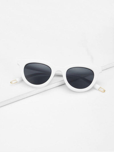 Flat Lens Cat Eye Sunglasses-accessories-Des Mess