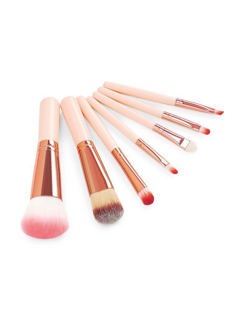 Wood Handle Professional Makeup Brush 7pcs-makeup-Des Mess