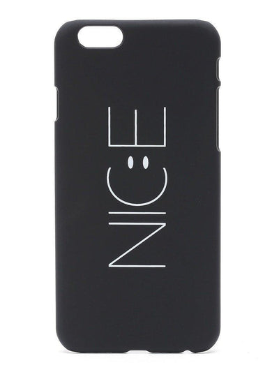 Black Letter Print iPhone Case-others-Des Mess
