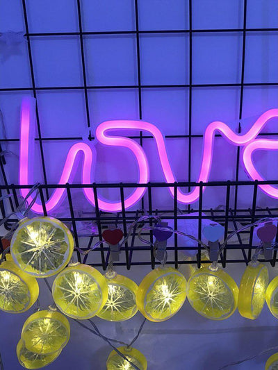 Battery Operated LOVE Light Battery Not Include-others-Des Mess