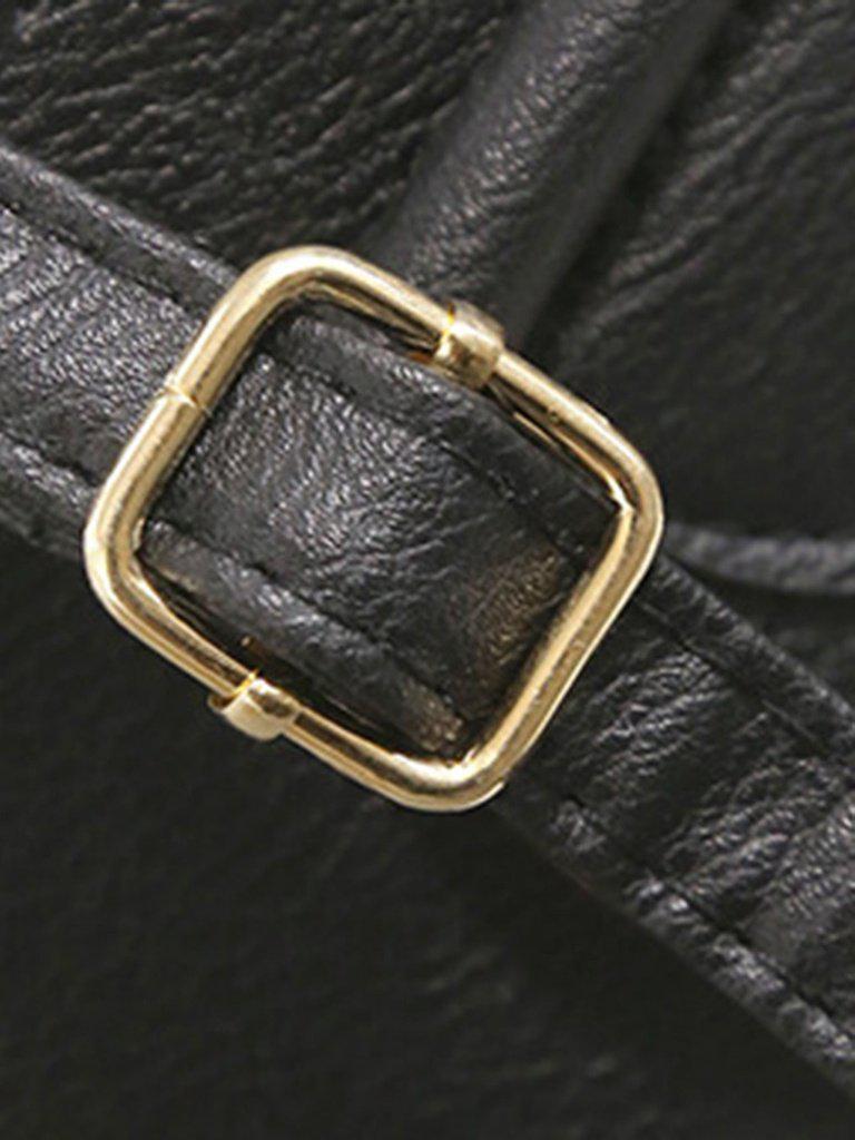 Tassel Detail Shoulder Bag With Cat Ear Handel-accessories-Des Mess
