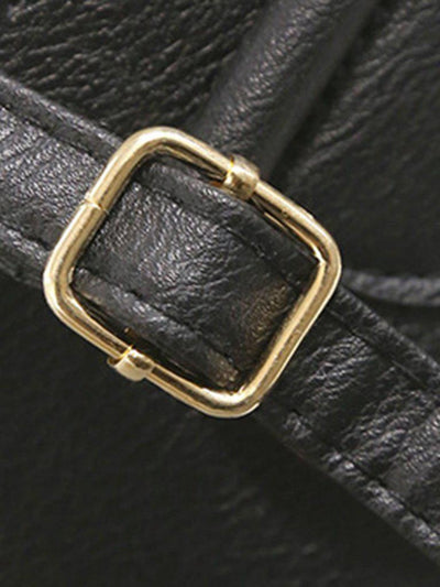 Tassel Detail Shoulder Bag With Cat Ear Handel-accessories-Des Mess