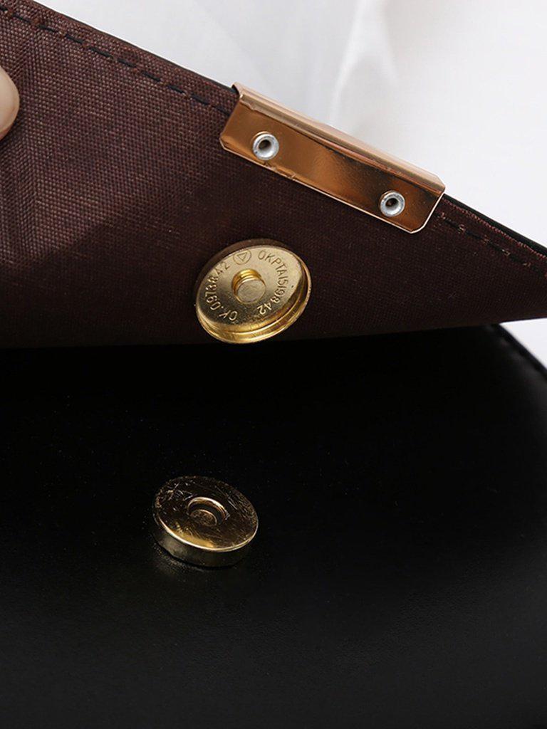 PU Flap Shoulder Bag-accessories-Des Mess