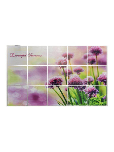 Flower Pattern Oil Proof Sticker-others-Des Mess