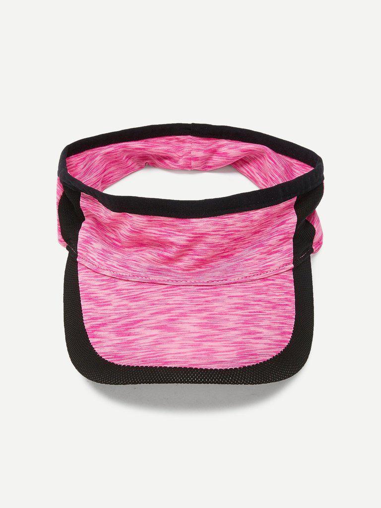 Contrast Trim Visor Hat--Des Mess