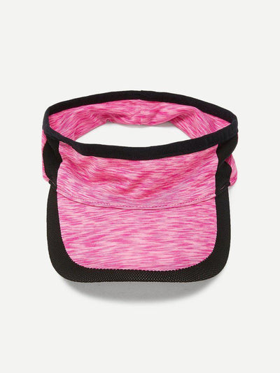 Contrast Trim Visor Hat--Des Mess